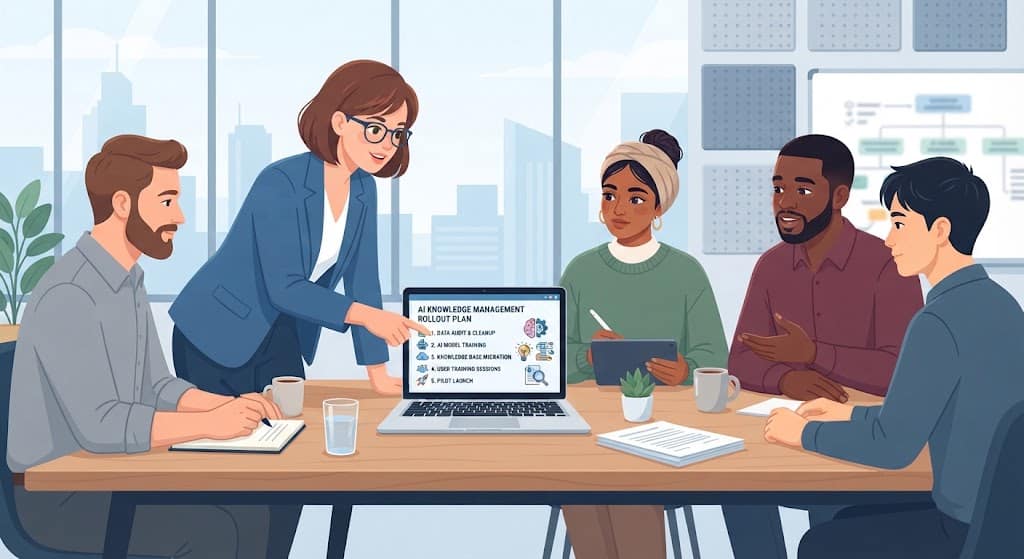 Artificial intelligence and knowledge management use case in customer support"