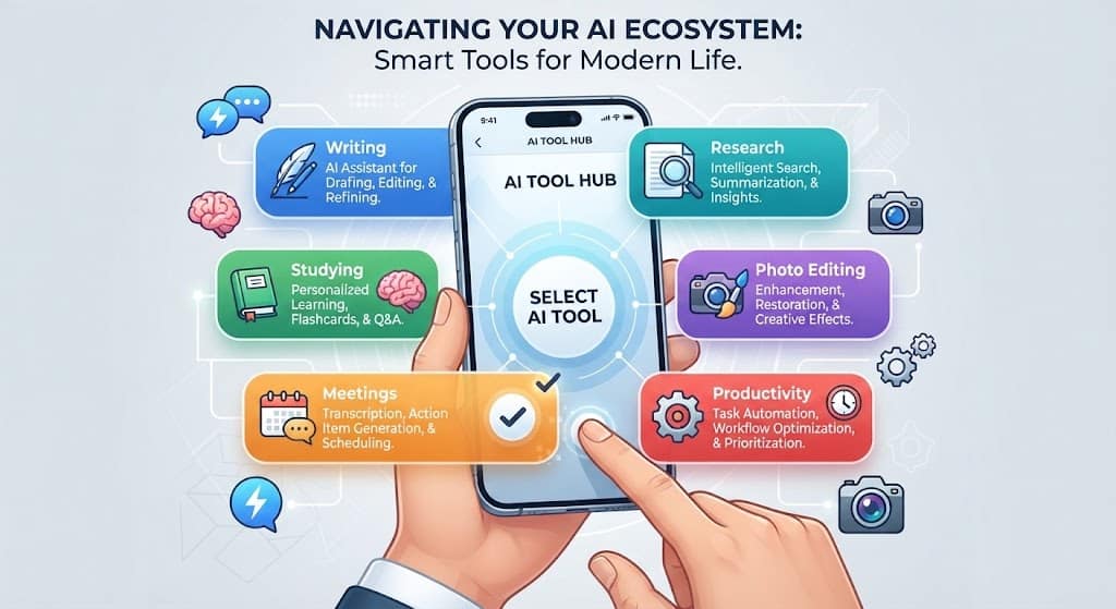 AI apps for different iPhone use cases